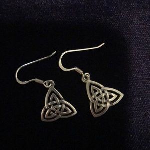 Celtic knot earrings